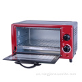 Mini horno tostador eléctrico para hornear pizza de 10L